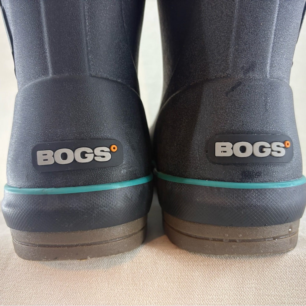 Bogs womens Rancg / Farm Boot Black & Teal Cactus NIB - Picture 6 of 7